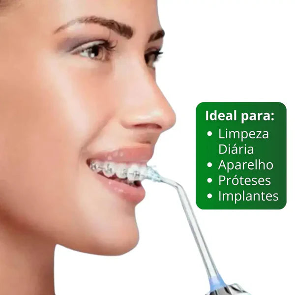 Irrigador Bucal PowerClean® - Limpeza Profunda [45% OFF]