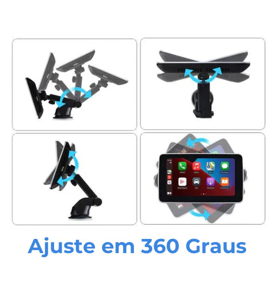 Multimídia Carrega Já c/ AndroidAUTO & Apple CarPlay - black friday 🔥